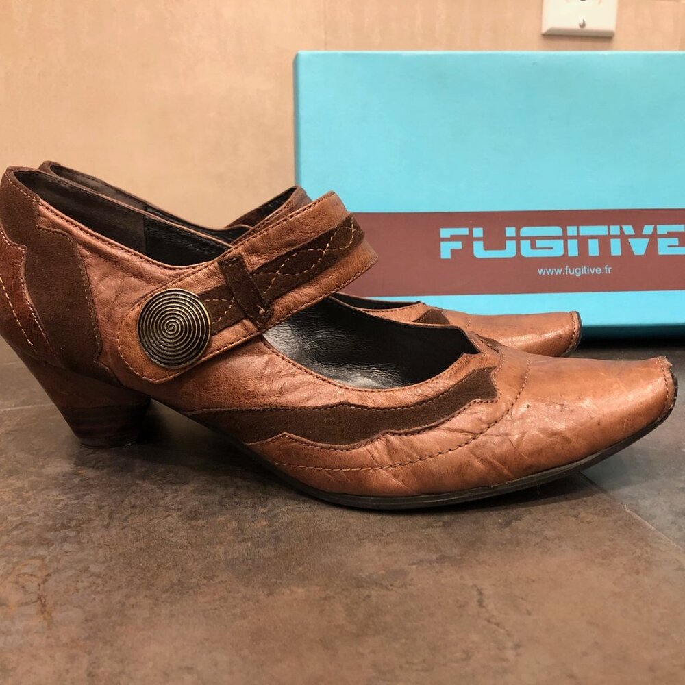 Fugitive leather & suede shoes